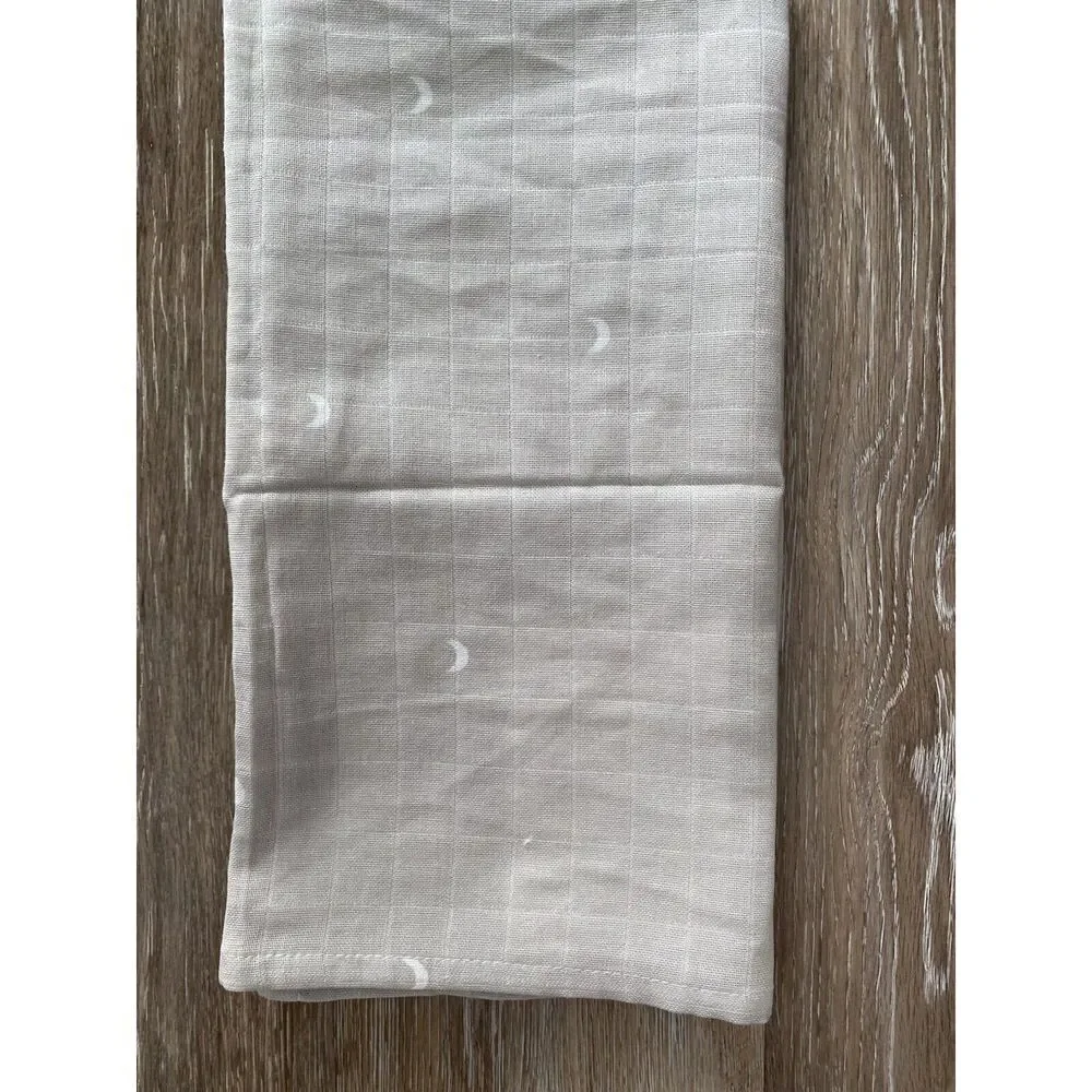 Ikea Hand Grid Lines Moon Pattern Hand Towel